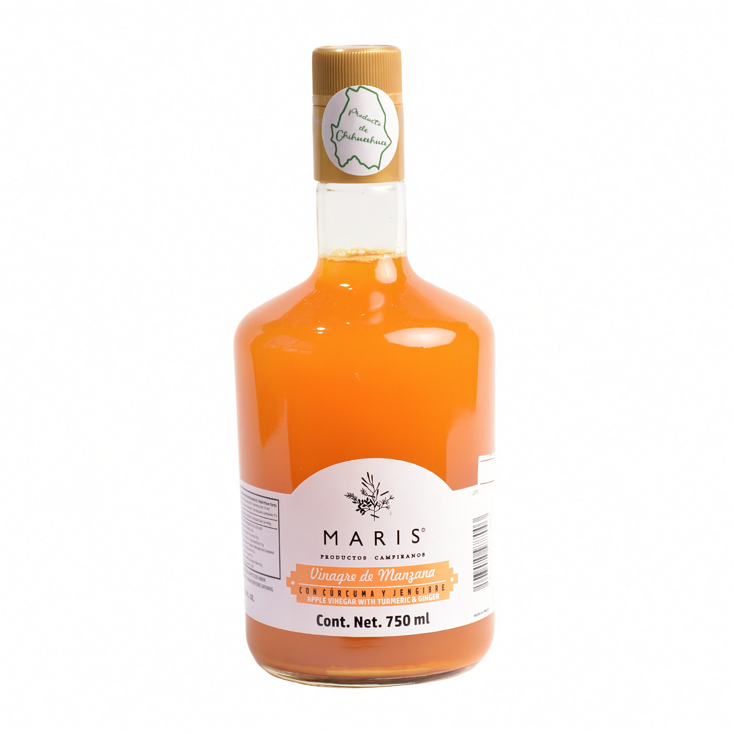 Vinagre de Manzana con Cúrcuma y Jengibre 750ml