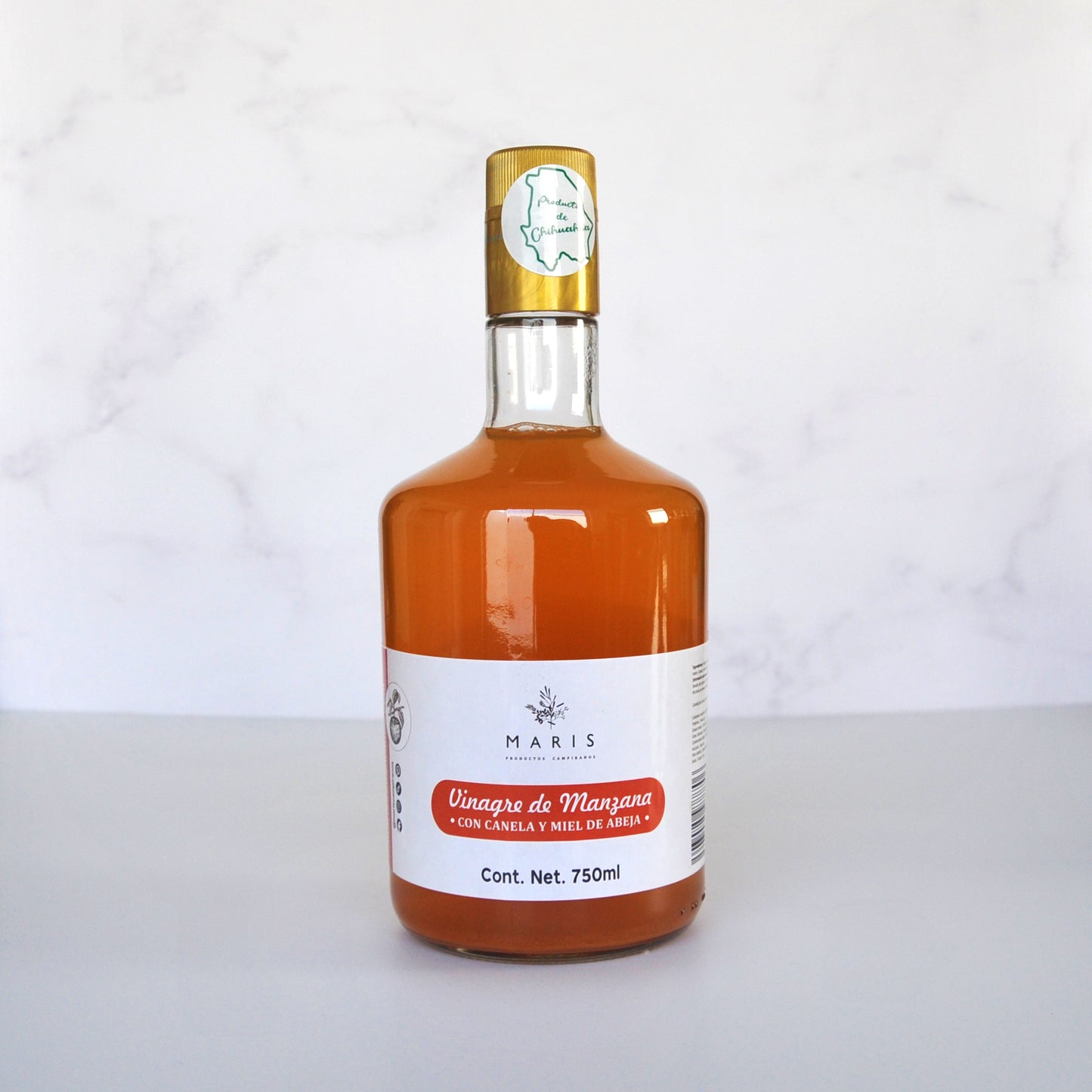 Vinagre de Manzana con Canela y Miel de Abeja 375ml
