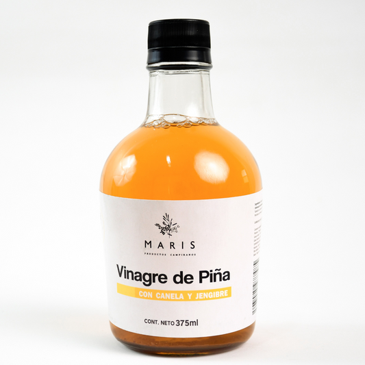 Vinagre de Piña con Jengibre y Canela