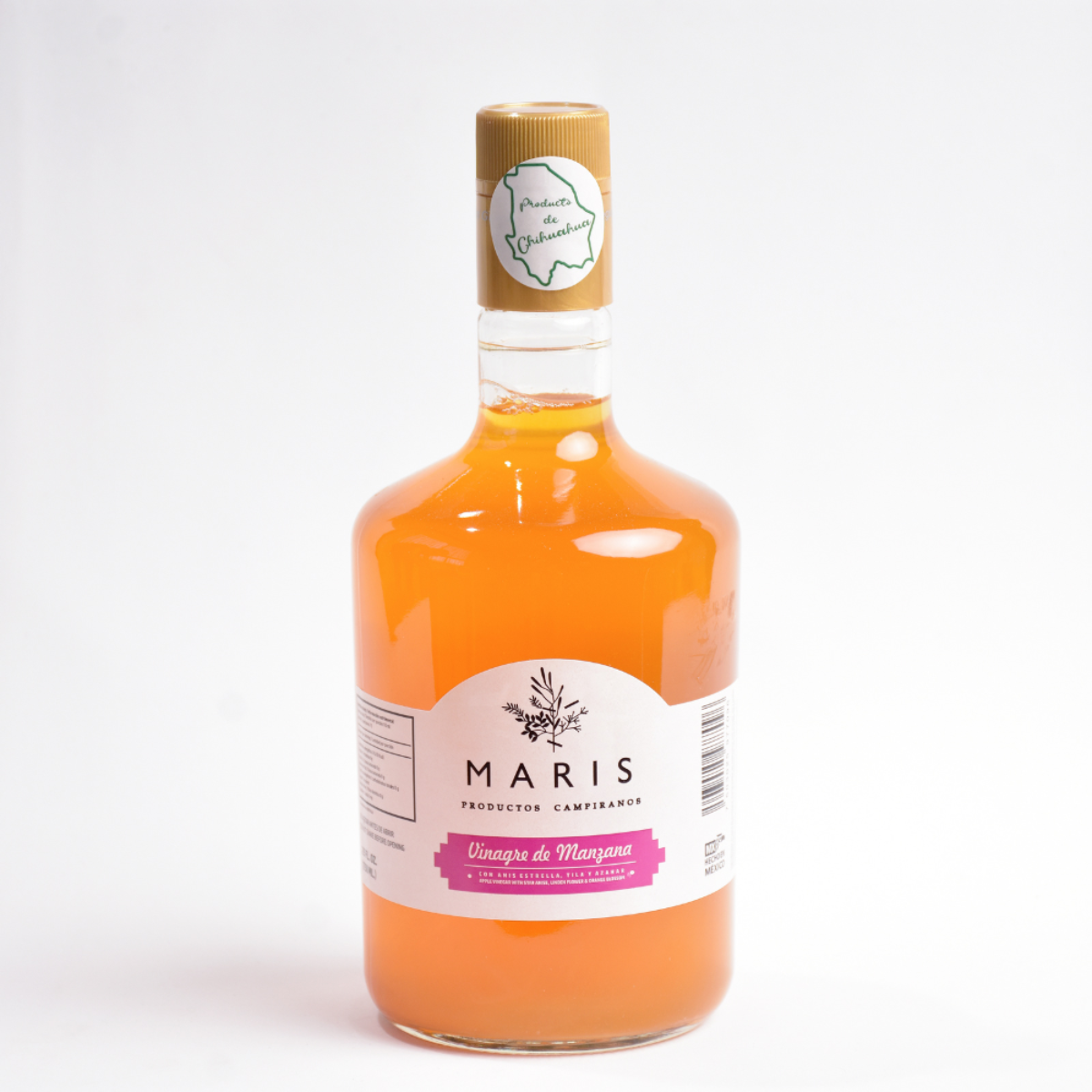 Vinagre de Manzana con Anís Estrella, Tila y Azahar 750ml