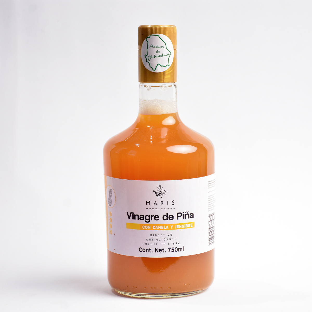 Vinagre de Piña con Jengibre y Canela 750ml