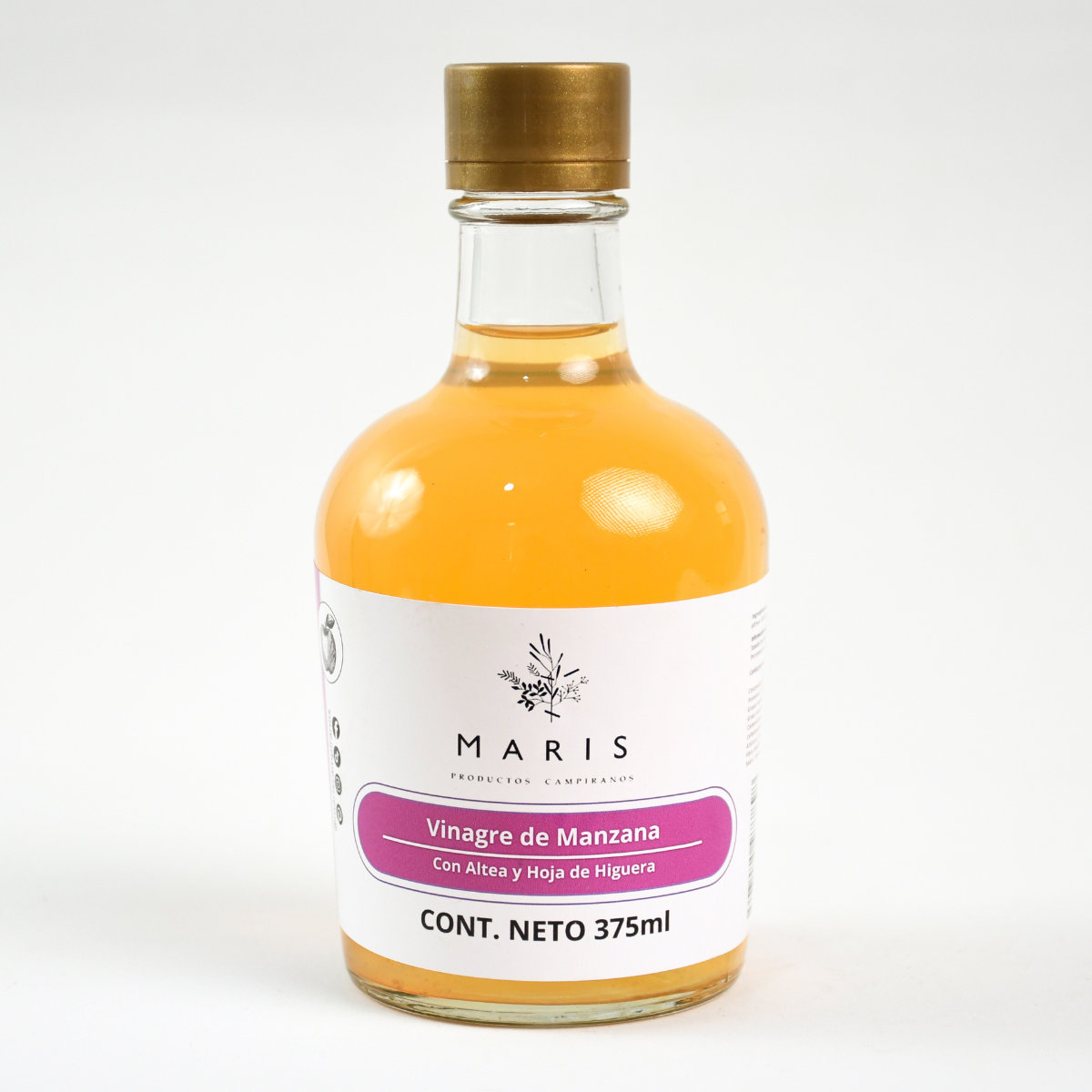 Vinagre De Manzana con Altea y Hoja de Higuera. Cont 375ml
