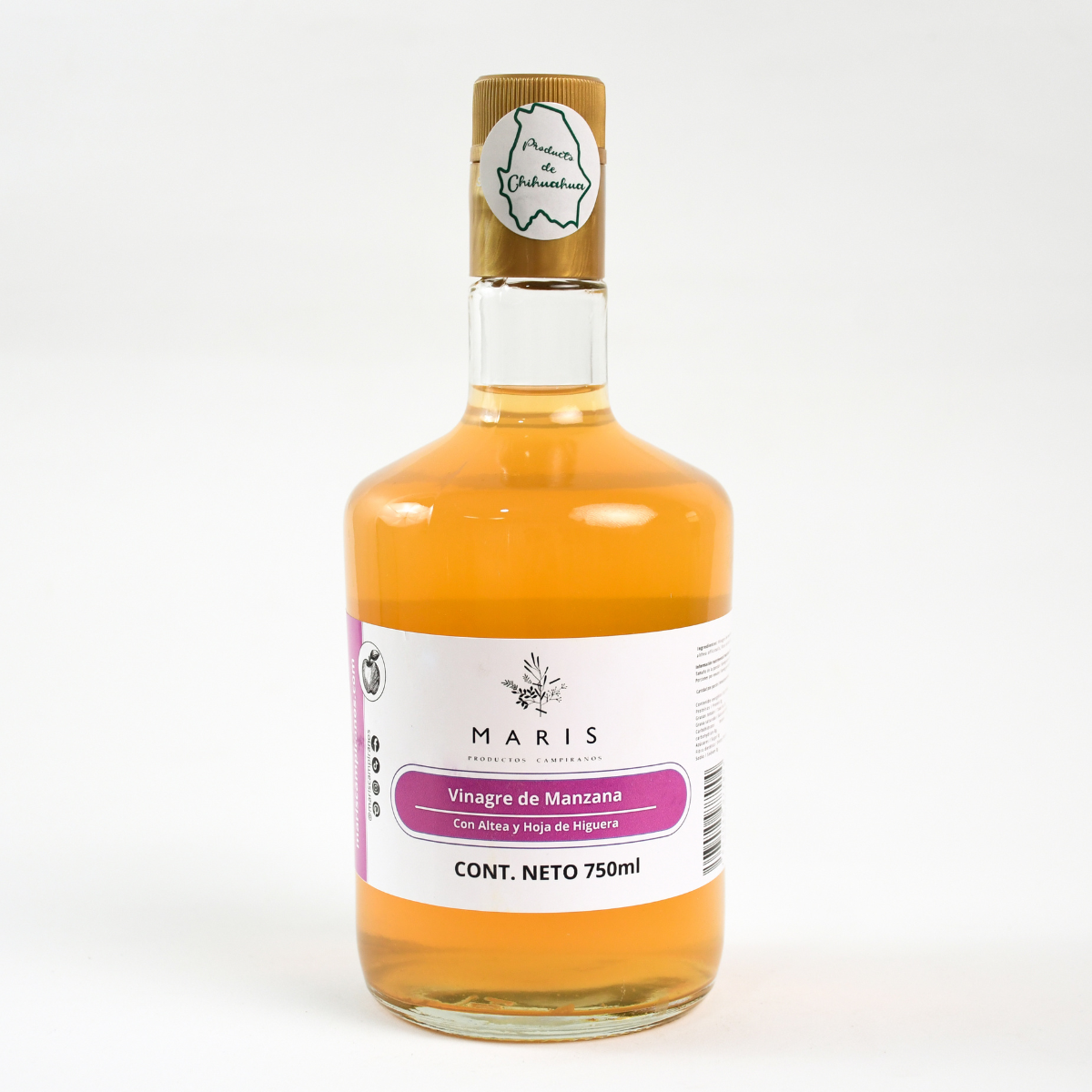 Vinagre De Manzana con Altea y Hoja de Higuera de 750ml