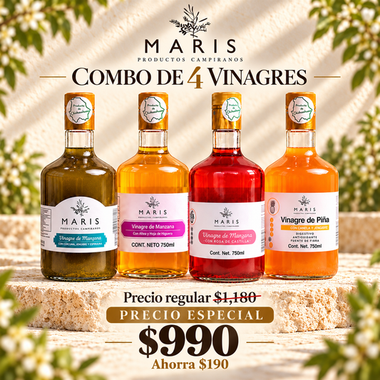 Combo de 4 Vinagres