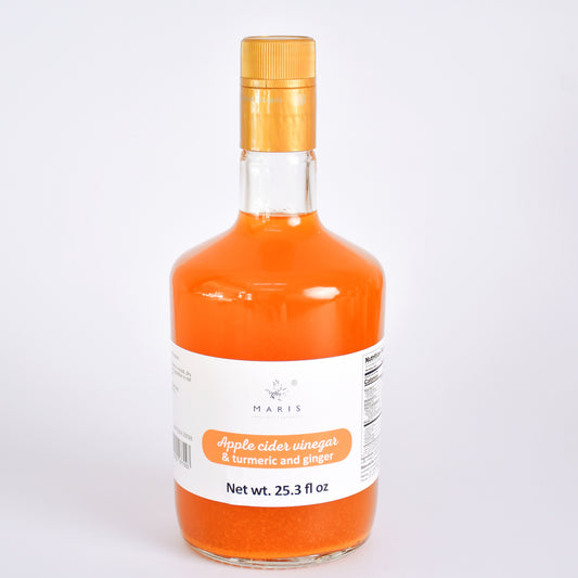 Vinagre de Manzana con Cúrcuma y Jengibre 375 ml